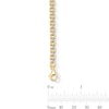 Thumbnail Image 2 of 1/3 CT. T.W. Diamond Link Bracelet in Sterling Silver with 10K Gold Plate