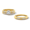 Thumbnail Image 1 of 1/3 CT. T.W. Certified Lab-Grown Diamond Wedding Ensemble in 10K Gold (F/SI2)