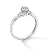 Thumbnail Image 3 of 1/5 CT. T.W. Certified Lab-Grown Diamond Engagement Ring in Sterling Silver (F/SI2)