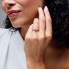 Thumbnail Image 2 of 3/8 CT. T.W. Certified Lab-Grown Diamond Frame Engagement Ring in 10K Gold (F/SI2)