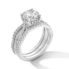 Thumbnail Image 2 of 2.43 CT. T.W. Certified Lab-Grown Diamond Three-Piece Bridal Set in 14K White Gold (F/VS2)
