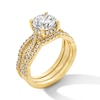 Thumbnail Image 2 of 2.43 CT. T.W. Certified Lab-Grown Diamond Three-Piece Bridal Set in 14K Gold (F/VS2)