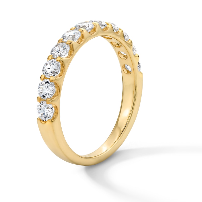 Main Image 5 of 5/8 CT. T.W. Diamond 12-Stone Anniversary Band in 10K Gold