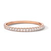 Thumbnail Image 1 of 1/6 CT. T.W. Diamond Band in 14K Rose Gold (I/SI2)