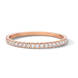 1/6 CT. T.W. Diamond Band in 14K Rose Gold (I/SI2)
