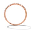 Thumbnail Image 3 of 1/6 CT. T.W. Diamond Band in 14K Rose Gold (I/SI2)