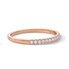 Thumbnail Image 4 of 1/6 CT. T.W. Diamond Band in 14K Rose Gold (I/SI2)