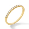 Thumbnail Image 2 of 1/4 CT. T.W. Certified Diamond Band in 14K Gold (I/SI2)