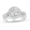 Thumbnail Image 1 of Previously Owned - 1-1/5 CT. T.W. Diamond Frame Soldered Bridal Set in 14K White Gold