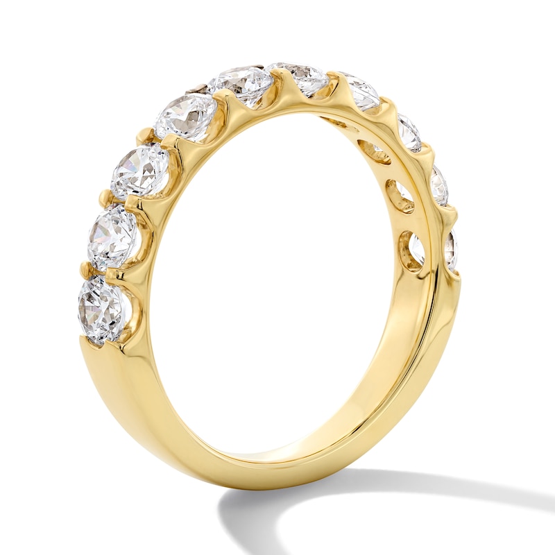 Main Image 3 of 1-1/2 CT. T.W. Certified Lab-Grown Diamond Anniversary Band in 14K Gold (F/VS2)