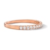 Thumbnail Image 4 of 1/4 CT. T.W. Diamond Anniversary Band in 14K Rose Gold