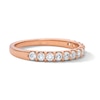 Thumbnail Image 4 of 3/8 CT. T.W. Diamond Anniversary Band in 10K Rose Gold