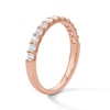 Thumbnail Image 5 of 3/8 CT. T.W. Diamond Anniversary Band in 10K Rose Gold