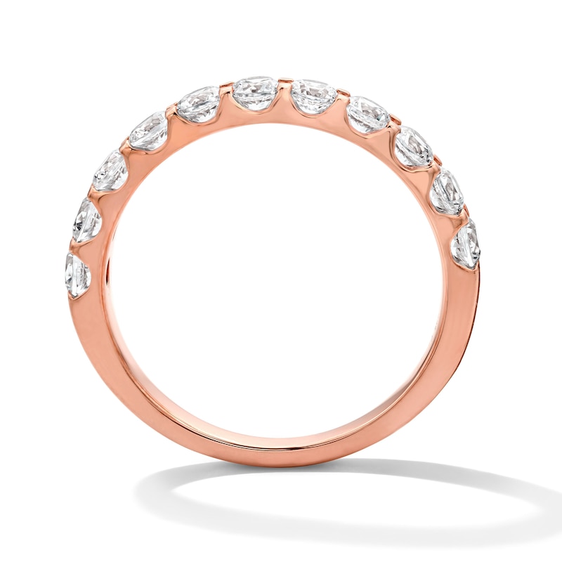 Main Image 3 of 1 CT. T.W. Diamond Anniversary Band in 10K Rose Gold