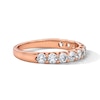 Thumbnail Image 4 of 1 CT. T.W. Diamond Anniversary Band in 10K Rose Gold