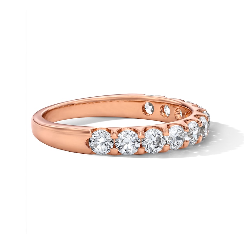 Main Image 4 of 1 CT. T.W. Diamond Anniversary Band in 10K Rose Gold