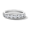Thumbnail Image 1 of 2 CT. T.W. Certified Lab-Grown Diamond Channel-Set Band in 10K White Gold (F/VS2)