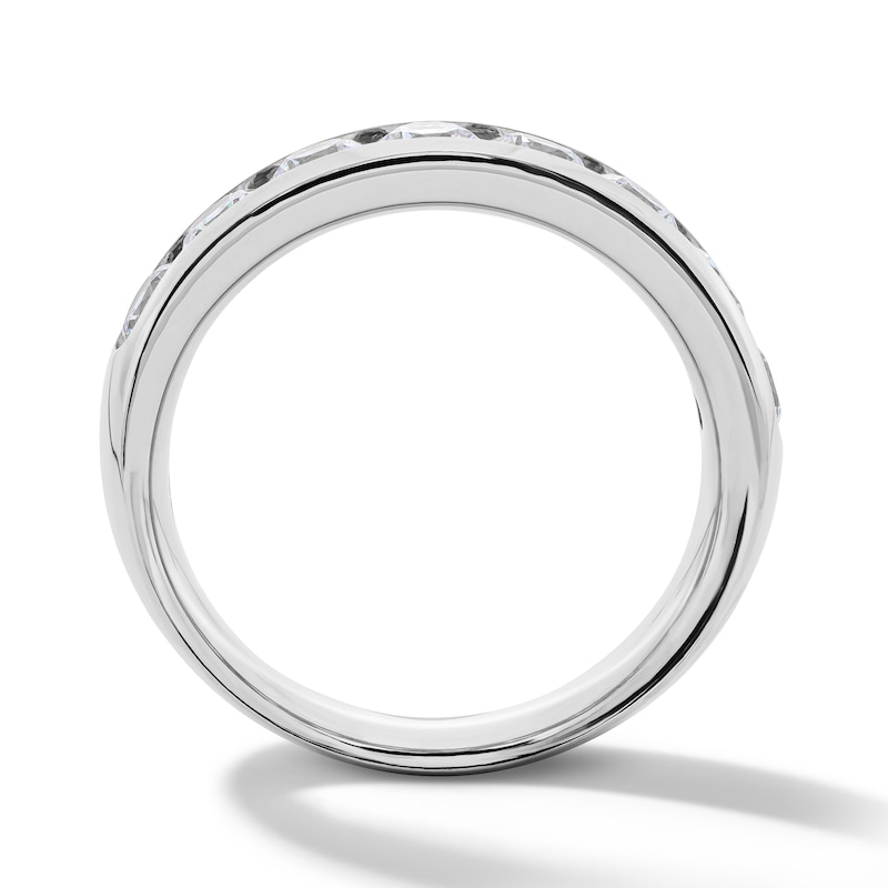 Main Image 2 of 2 CT. T.W. Certified Lab-Grown Diamond Channel-Set Band in 10K White Gold (F/VS2)