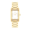 Thumbnail Image 1 of Ladies' Coach Reese Crystal Accent Gold-Tone IP Watch with Rectangular White Dial (Model: 14504316)