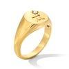 Thumbnail Image 3 of Freshwater Cultured Pearl Gemini Zodiac Signet Ring in Sterling Silver with 18K Gold Plate