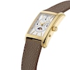 Thumbnail Image 2 of Men's Frederique Constant Classics Carrée Moon Phase Gold-Tone IP Watch with Silver-Tone Dial (Model: FC-265S4C5)