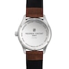 Thumbnail Image 3 of Men's Frederique Constant Classics Watch with Grey Dial and Brown Leather Strap (Model: FC-220DGS5B6)