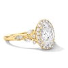 Thumbnail Image 4 of 2-1/2 CT. T.W. Oval Certified Lab-Grown Diamond Frame Engagement Ring in 14K Gold (F/VS2)