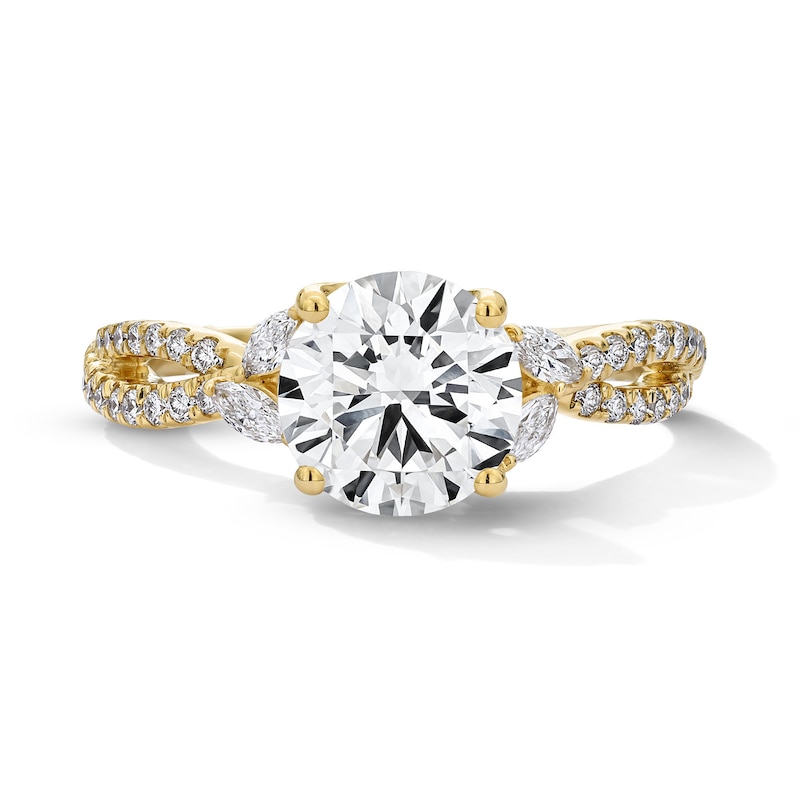 Main Image 1 of 2-1/3 CT. T.W. Certified Lab-Grown Diamond Engagement Ring in 14K Gold (F/VS2)
