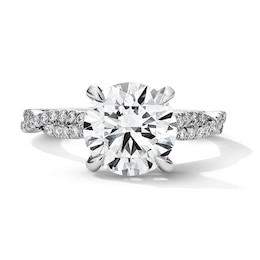 3-1/3 CT.T.W. Certified Lab-Grown Diamond Engagement Ring in 14K White Gold (F/VS2)