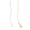 Thumbnail Image 3 of Beaded Circle Necklace in Hollow 10K Gold