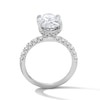 Thumbnail Image 3 of 4-1/2 CT. T.W. Oval Certified Lab-Grown Diamond Engagement Ring in 14K White Gold (F/VS2)