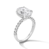 Thumbnail Image 5 of 4-1/2 CT. T.W. Oval Certified Lab-Grown Diamond Engagement Ring in 14K White Gold (F/VS2)