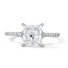 Thumbnail Image 1 of 2-1/4 CT. T.W. Princess-Cut Certified Lab-Grown Diamond Engagement Ring in 14K White Gold (F/VS2)