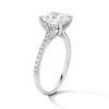 Thumbnail Image 5 of 2-1/4 CT. T.W. Princess-Cut Certified Lab-Grown Diamond Engagement Ring in 14K White Gold (F/VS2)