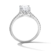 Thumbnail Image 3 of 2-1/4 CT. T.W. Oval Certified Lab-Grown Diamond Engagement Ring in 14K White Gold (F/VS2)