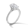 Thumbnail Image 5 of 2-1/4 CT. T.W. Oval Certified Lab-Grown Diamond Engagement Ring in 14K White Gold (F/VS2)