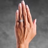 Thumbnail Image 2 of 1 CT. T.W. Pear-Shaped Certified Lab-Grown Diamond Frame Engagement Ring in 14K White Gold (F/VS2)