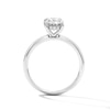 Thumbnail Image 3 of 2 CT. T.W. Oval Certified Lab-Grown Diamond Bridal Set in 14K White Gold (F/VS2)