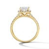 Thumbnail Image 3 of 1-1/2 CT. T.W. Princess-Cut Certified Lab-Grown Diamond Frame Engagement Ring in 14K Gold (F/VS2)