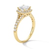 Thumbnail Image 5 of 1-1/2 CT. T.W. Princess-Cut Certified Lab-Grown Diamond Frame Engagement Ring in 14K Gold (F/VS2)