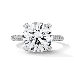 6.69 CT.T.W. Certified Lab-Grown Diamond Engagement Ring in 14K White Gold (F/VS2)