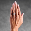 Thumbnail Image 2 of 2-5/8 CT. T.W. Oval Certified Lab-Grown Diamond Starburst Frame Engagement Ring in 14K White Gold (F/VS2)