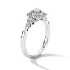 Thumbnail Image 4 of 1/2 CT. T.W. Certified Lab-Grown Diamond Double Frame Engagement Ring in 10K White Gold (F/S12)