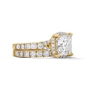 Thumbnail Image 4 of 4-1/2 CT. T.W. Princess-Cut Certified Lab-Grown Diamond Frame Bridal Set in 14K Gold (F/VS2)