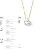 Thumbnail Image 3 of 1/2 CT. T.W. Certified Lab-Grown Diamond Solitaire Pendant in 14K Gold (F/VS2)