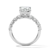 Thumbnail Image 2 of 4 CT. T.W. Radiant-Cut Certified Lab-Grown Diamond Engagement Ring in 14K White Gold (F/VS2)