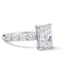Thumbnail Image 3 of 4 CT. T.W. Radiant-Cut Certified Lab-Grown Diamond Engagement Ring in 14K White Gold (F/VS2)