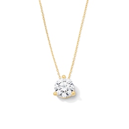 2 CT. T.W. Certified Lab-Grown Diamond Solitaire Pendant in 14K Gold (F/VS2)