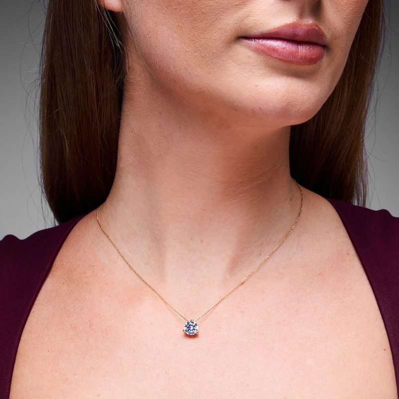 Main Image 2 of 2 CT. T.W. Certified Lab-Grown Diamond Solitaire Pendant in 14K Gold (F/VS2)