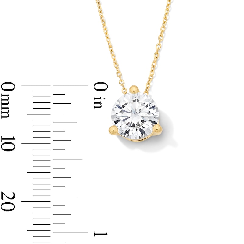 Main Image 3 of 2 CT. T.W. Certified Lab-Grown Diamond Solitaire Pendant in 14K Gold (F/VS2)